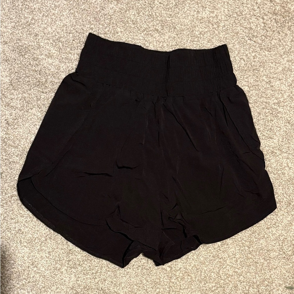 Women's High Waisted Black Athletic Shorts | Size S 💜